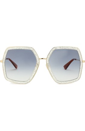 Женские солнцезащитные очки GUCCI золотого цвета по цене 25150 руб., арт. GG0106 006 | Фото 3 Женские солнцезащитные очки GUCCI золотого цвета, арт. GG0106 006 | Фото 3