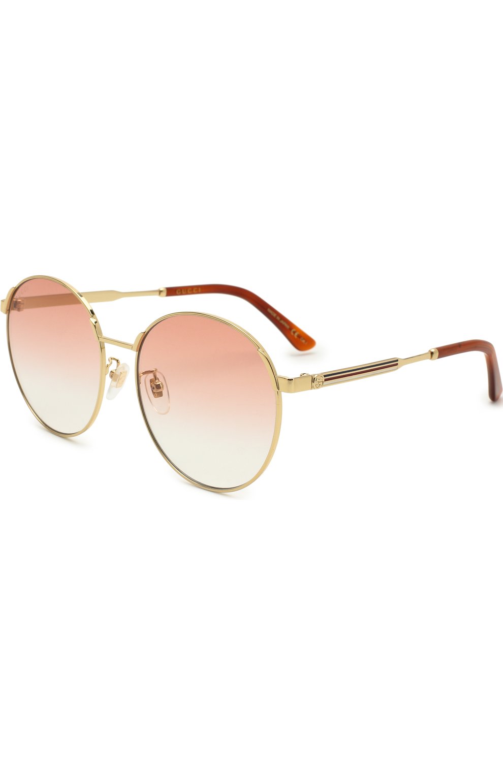 Женские солнцезащитные очки GUCCI красного цвета, арт. GG0206SK 004 | Фото 1