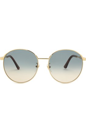 Женские солнцезащитные очки GUCCI золотого цвета по цене 26750 руб., арт. GG0206SK 005 | Фото 3 Женские солнцезащитные очки GUCCI золотого цвета, арт. GG0206SK 005 | Фото 3