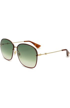 Женские разноцветные солнцезащитные очки Gucci, арт. GG0228 001 купить в ЦУМ | Фото №1 Солнцезащитные очки Gucci разноцветные | Фото №1