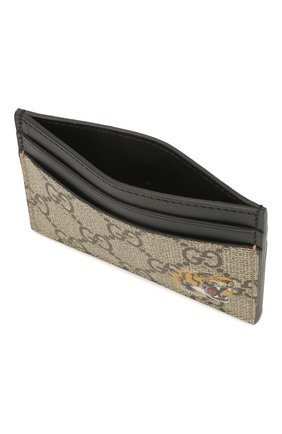 Мужской футляр для кредитных карт gg supreme GUCCI бежевого цвета по цене 18900 руб., арт. 451277/K5X1N | Фото 3 Мужской футляр для кредитных карт gg supreme GUCCI бежевого цвета, арт. 451277/K5X1N | Фото 3