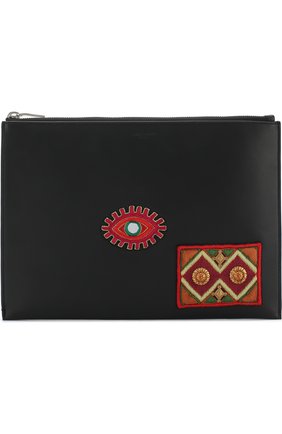 Мужского кожаный чехол для ipad на молнии SAINT LAURENT черного цвета по цене 46400 руб., арт. 397295/0J316 | Фото 1 Мужского кожаный чехол для ipad на молнии SAINT LAURENT черного цвета, арт. 397295/0J316 | Фото 1