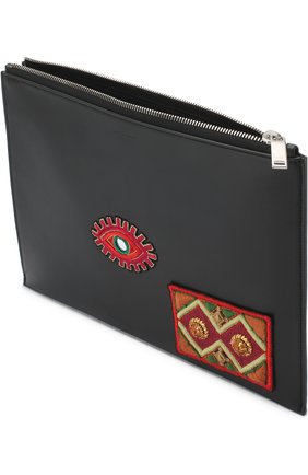 Мужского кожаный чехол для ipad на молнии SAINT LAURENT черного цвета по цене 46400 руб., арт. 397295/0J316 | Фото 3 Мужского кожаный чехол для ipad на молнии SAINT LAURENT черного цвета, арт. 397295/0J316 | Фото 3