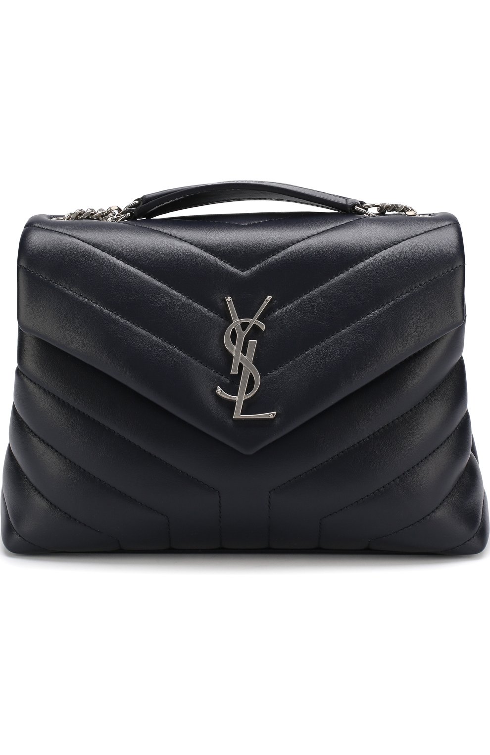 Женская сумка monogram loulou small SAINT LAURENT синего цвета, арт. 494699/DV726 | Фото 1