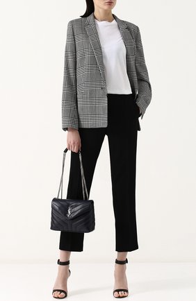 Женская сумка monogram loulou small SAINT LAURENT синего цвета по цене 124000 руб., арт. 494699/DV726 | Фото 2 Женская сумка monogram loulou small SAINT LAURENT синего цвета, арт. 494699/DV726 | Фото 2