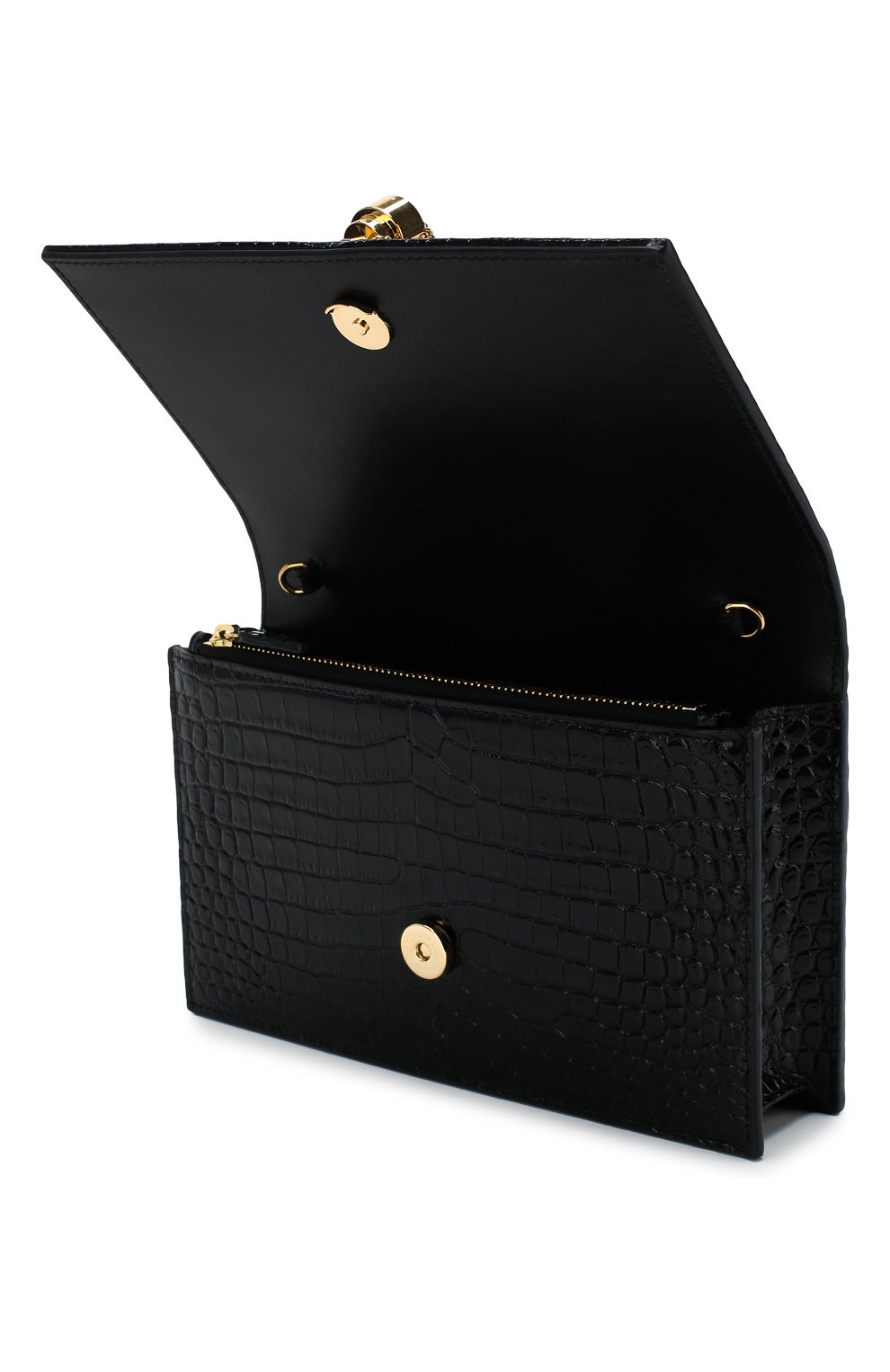 Женская сумка monogram kate small SAINT LAURENT черного цвета по цене 103500 руб., арт. 452159/DND1J | Фото 4 Женская сумка monogram kate small SAINT LAURENT черного цвета, арт. 452159/DND1J | Фото 4