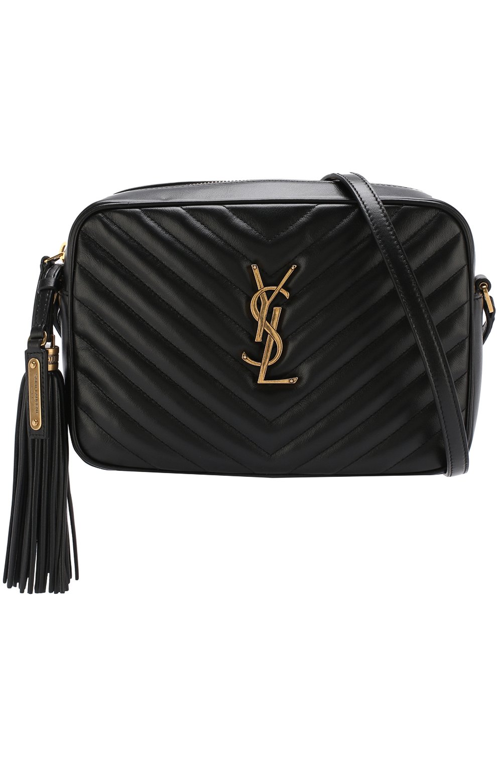 Женская сумка lou medium SAINT LAURENT черного цвета по цене 79800 руб., арт. 520534/DV707 | Фото 5 Женская сумка lou medium SAINT LAURENT черного цвета, арт. 520534/DV707 | Фото 5