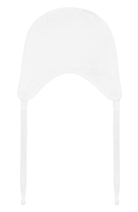 Детского хлопковая шапка с вышивкой IL TRENINO белого цвета, арт. 18 5315/E6 | Фото 2 (Материал: Хлопок, Текстиль; Статус проверки: Проверено, Проверена категория)