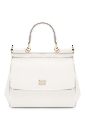 Женская сумка sicily small DOLCE & GABBANA белого цвета по цене 91900 руб., арт. BB6003/A1001 | Фото 1 Женская сумка sicily small DOLCE & GABBANA белого цвета, арт. BB6003/A1001 | Фото 1