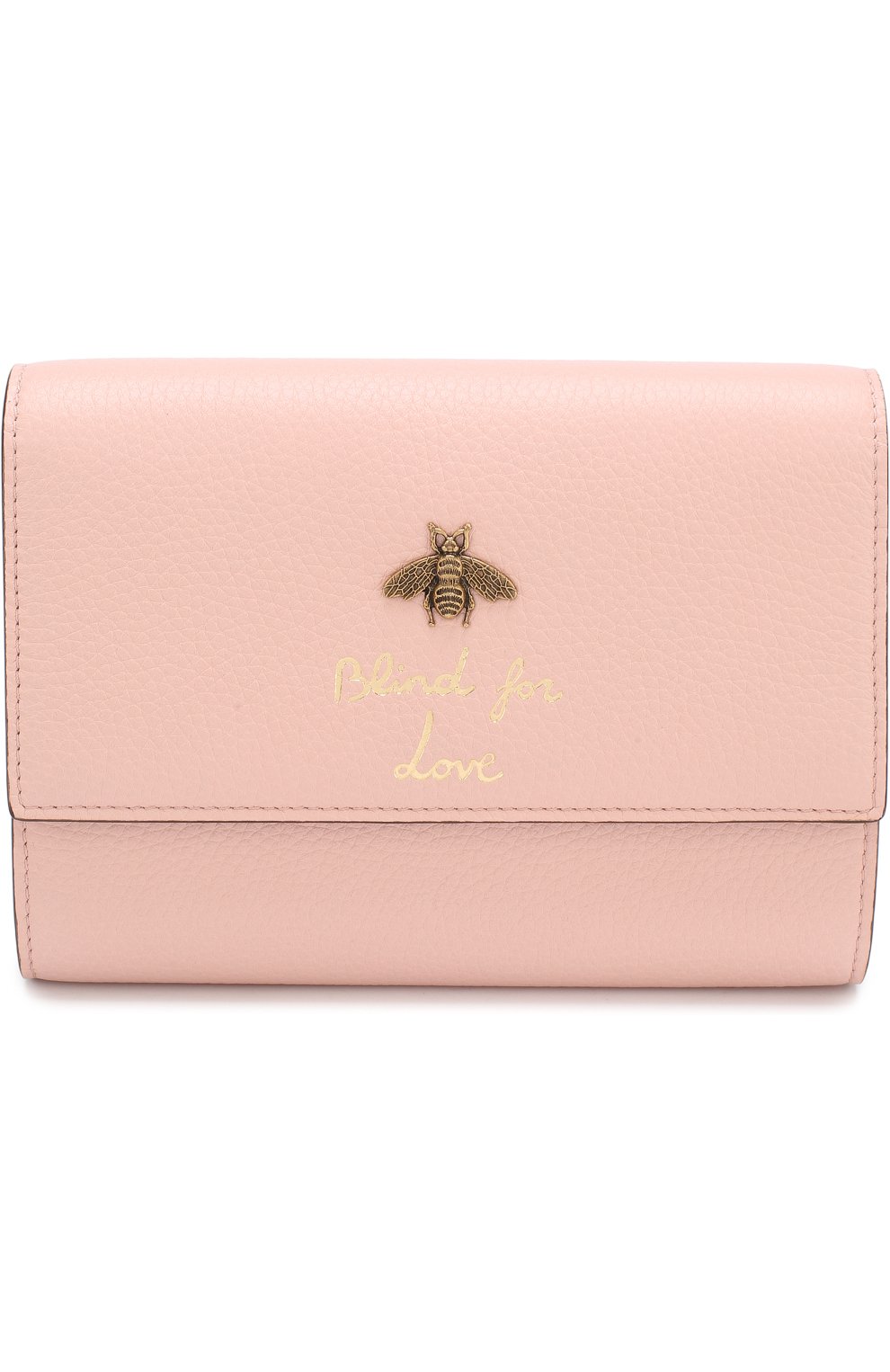 Женская клатч animalier bee GUCCI розового цвета, арт. 498097/A7M0T | Фото 1