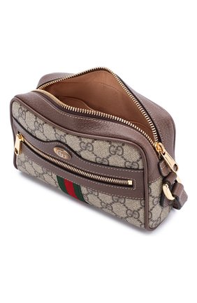 Женская сумка ophidia gg supreme mini GUCCI бежевого цвета по цене 63700 руб., арт. 517350/96IWS | Фото 4 Женская сумка ophidia gg supreme mini GUCCI бежевого цвета, арт. 517350/96IWS | Фото 4