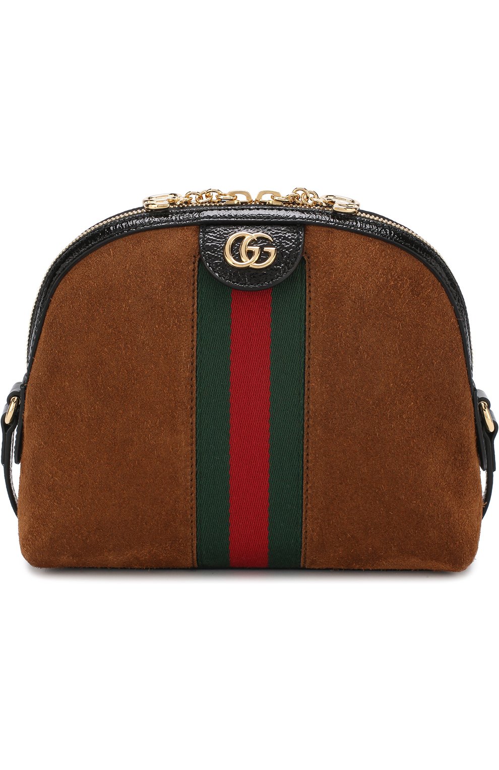 Женская сумка ophidia small GUCCI коричневого цвета, арт. 499621/D6ZYG | Фото 1