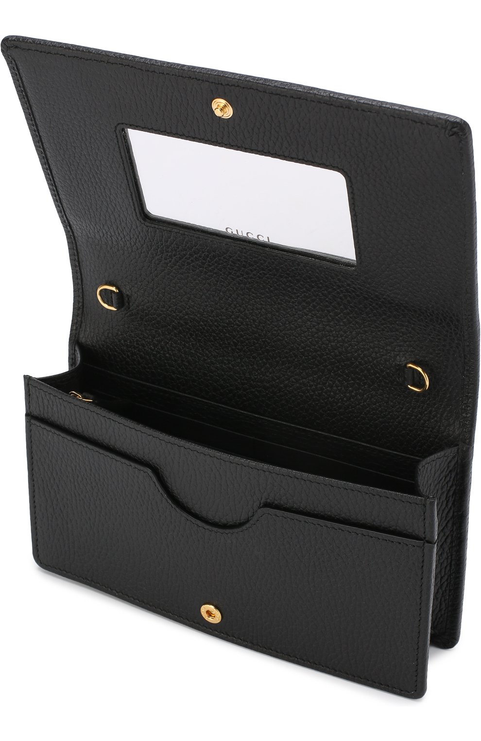 Женская сумка gg marmont mini GUCCI черного цвета по цене 59950 руб., арт. 497985/CA00G | Фото 4 Женская сумка gg marmont mini GUCCI черного цвета, арт. 497985/CA00G | Фото 4