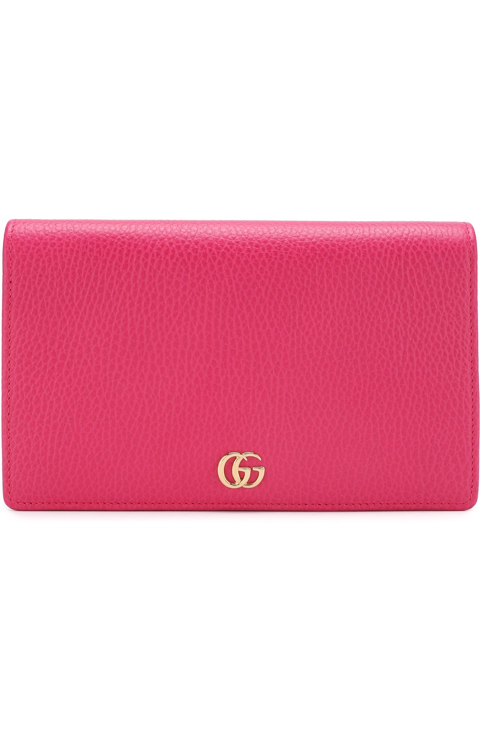 Женская сумка gg marmont mini GUCCI фуксия цвета, арт. 497985/CA00G | Фото 1