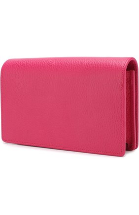 Женская сумка gg marmont mini GUCCI фуксия цвета по цене 58800 руб., арт. 497985/CA00G | Фото 3 Женская сумка gg marmont mini GUCCI фуксия цвета, арт. 497985/CA00G | Фото 3