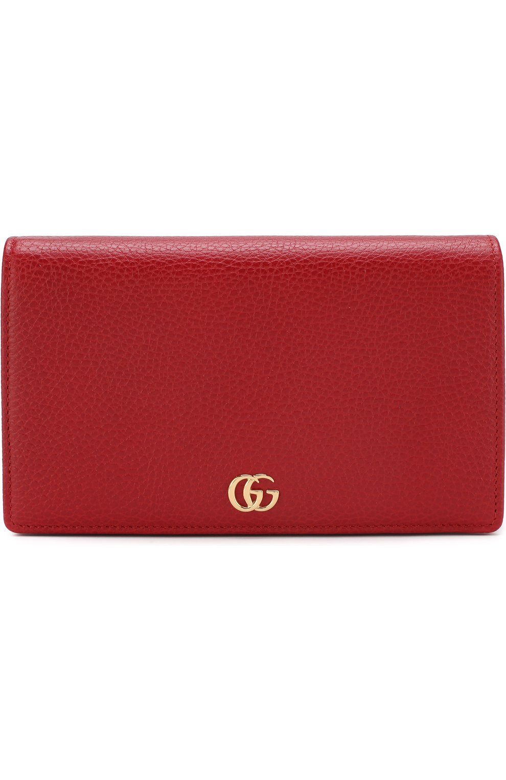 Женская сумка gg marmont mini GUCCI красного цвета, арт. 497985/CA00G | Фото 1