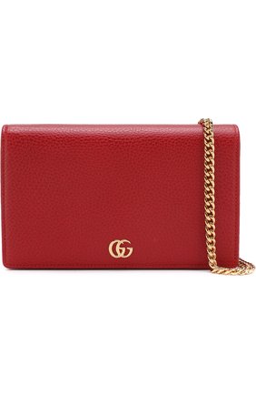 Женская сумка gg marmont mini GUCCI красного цвета по цене 60300 руб., арт. 497985/CA00G | Фото 5 Женская сумка gg marmont mini GUCCI красного цвета, арт. 497985/CA00G | Фото 5