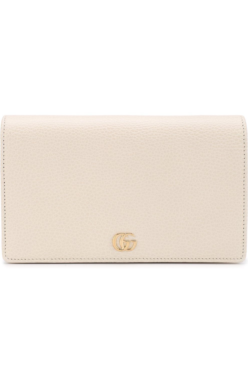 Женская сумка gg marmont mini GUCCI белого цвета, арт. 497985/CA00G | Фото 1