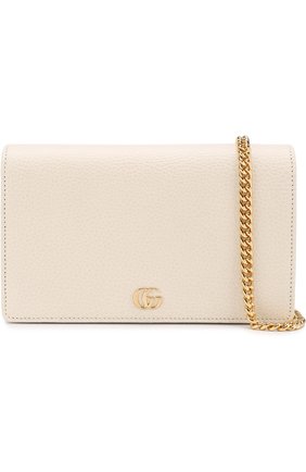 Женская сумка gg marmont mini GUCCI белого цвета по цене 58800 руб., арт. 497985/CA00G | Фото 5 Женская сумка gg marmont mini GUCCI белого цвета, арт. 497985/CA00G | Фото 5