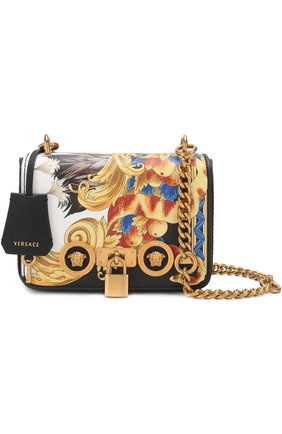 Женская сумка tribute VERSACE разноцветного цвета по цене 122500 руб., арт. DBFG305/DV2BB | Фото 5 Женская сумка tribute VERSACE разноцветного цвета, арт. DBFG305/DV2BB | Фото 5