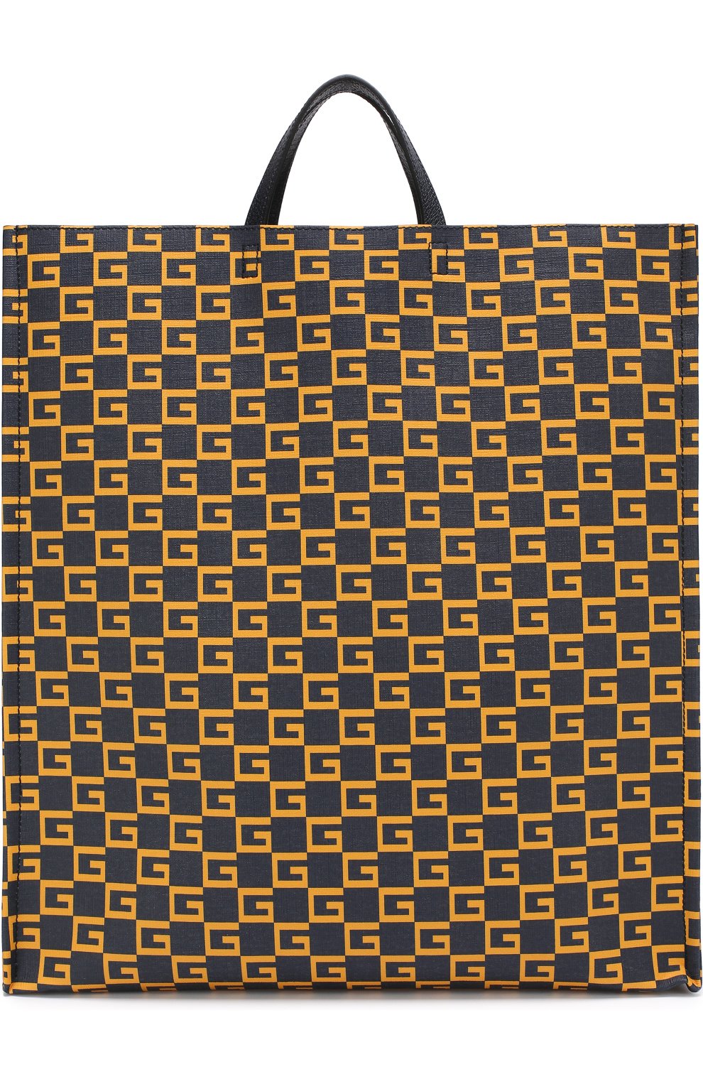Мужская текстильная сумка-тоут GUCCI темно-синего цвета, арт. 484690/9HNA0 | Фото 1