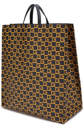 Мужская текстильная сумка-тоут GUCCI темно-синего цвета по цене 64950 руб., арт. 484690/9HNA0 | Фото 3 Мужская текстильная сумка-тоут GUCCI темно-синего цвета, арт. 484690/9HNA0 | Фото 3