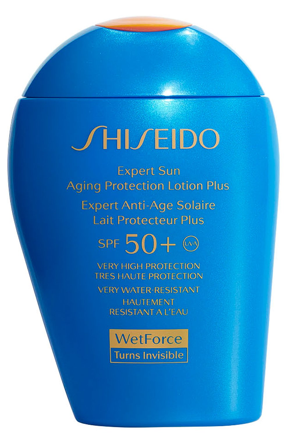 Женский солнцезащитный антивозрастной лосьон expert sun spf50 SHISEIDO бесцветного цвета, арт. 14175SH | Фото 1
