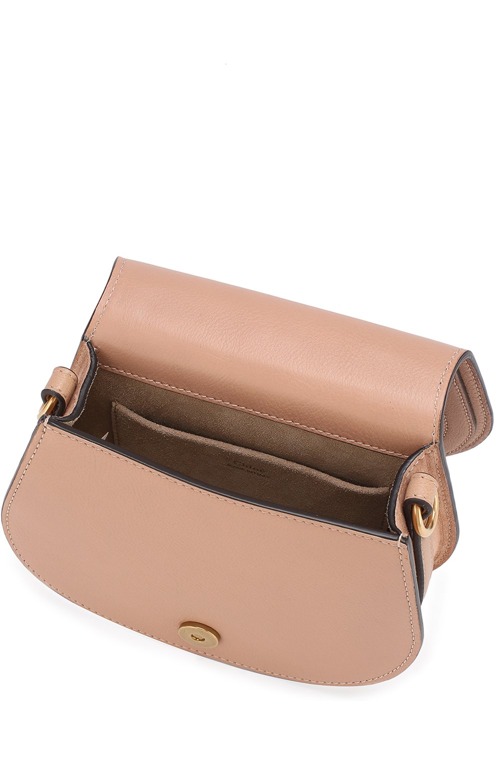 Женская сумка nile small CHLOÉ светло-бежевого цвета по цене 107500 руб., арт. CHC17US301HEU | Фото 4 Женская сумка nile small CHLOÉ светло-бежевого цвета, арт. CHC17US301HEU | Фото 4