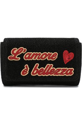 Детская сумка на цепочке DOLCE & GABBANA черного цвета по цене 31550 руб., арт. EB0156/AU160 | Фото 1 Детская сумка на цепочке DOLCE & GABBANA черного цвета, арт. EB0156/AU160 | Фото 1