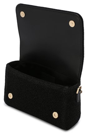 Детская сумка на цепочке DOLCE & GABBANA черного цвета по цене 31550 руб., арт. EB0156/AU160 | Фото 3 Детская сумка на цепочке DOLCE & GABBANA черного цвета, арт. EB0156/AU160 | Фото 3