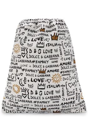 Детская текстильный рюкзак с принтом DOLCE & GABBANA белого цвета по цене 17200 руб., арт. EM0050/AN626 | Фото 1 Детская текстильный рюкзак с принтом DOLCE & GABBANA белого цвета, арт. EM0050/AN626 | Фото 1