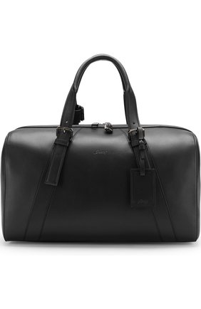Мужская кожаная дорожная сумка с плечевым ремнем BRIONI черного цвета по цене 339500 руб., арт. 0ISY0L/P6751 | Фото 1 Мужская кожаная дорожная сумка с плечевым ремнем BRIONI черного цвета, арт. 0ISY0L/P6751 | Фото 1