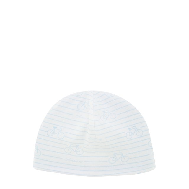 Хлопковая шапка с принтом Armani Junior 404113/8P512