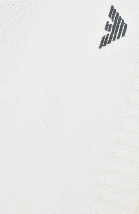 Детского хлопковая шапка с логотипом бренда ARMANI JUNIOR белого цвета, арт. 404114/8P513 | Фото 3 (Материал: Текстиль, Хлопок; Статус проверки: Проверено, Проверена категория)