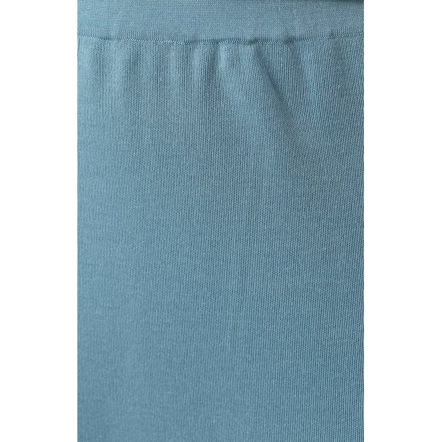 фото Однотонная юбка-миди из смеси шелка и кашемира tse