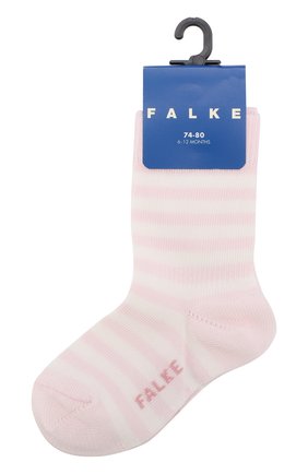 Детские хлопковые носки FALKE розового цвета по цене 646 руб., арт. 10045 | Фото 1 Детские хлопковые носки FALKE розового цвета, арт. 10045 | Фото 1
