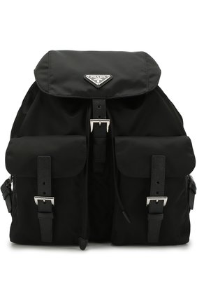 Женский рюкзак из текстиля PRADA черного цвета по цене 88000 руб., арт. 1BZ811-V44-F0002-OOO | Фото 1 Женский рюкзак из текстиля PRADA черного цвета, арт. 1BZ811-V44-F0002-OOO | Фото 1