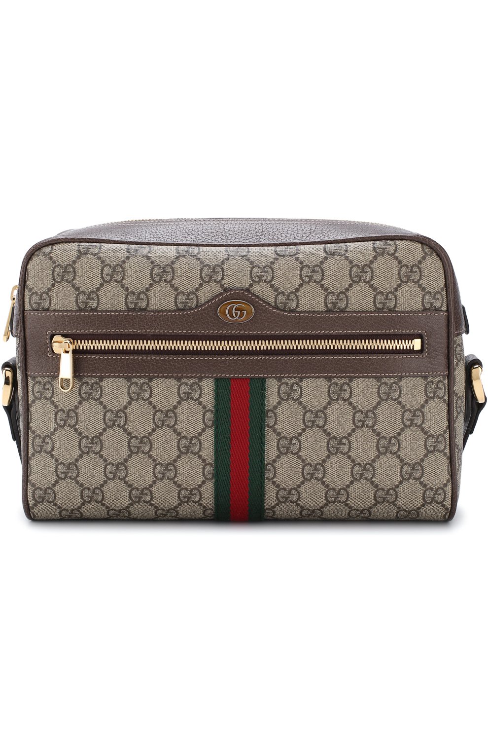 Женская сумка ophidia gg supreme small GUCCI бежевого цвета, арт. 517080/96I3B | Фото 1
