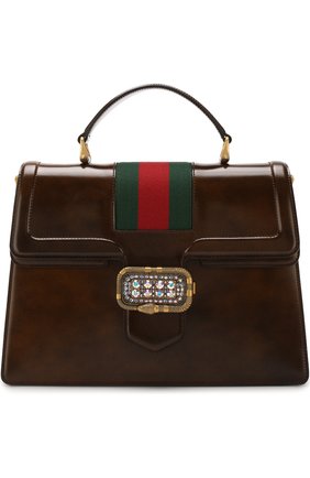 Женская сумка-тоут из кожи medium GUCCI коричневого цвета по цене 294500 руб., арт. 513138/0LBCT | Фото 1 Женская сумка-тоут из кожи medium GUCCI коричневого цвета, арт. 513138/0LBCT | Фото 1