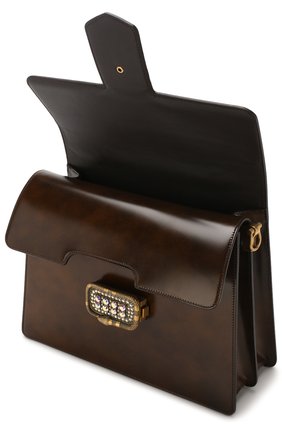 Женская сумка-тоут из кожи medium GUCCI коричневого цвета по цене 294500 руб., арт. 513138/0LBCT | Фото 4 Женская сумка-тоут из кожи medium GUCCI коричневого цвета, арт. 513138/0LBCT | Фото 4