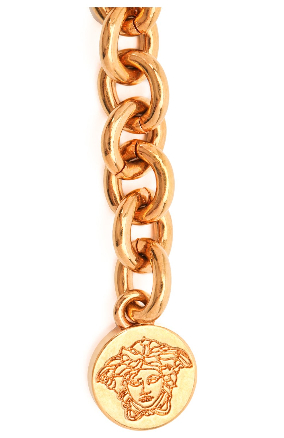 Женское колье tribute meduse VERSACE золотого цвета по цене 78200 руб., арт. DG3G402/DJMT | Фото 3 Женское колье tribute meduse VERSACE золотого цвета, арт. DG3G402/DJMT | Фото 3