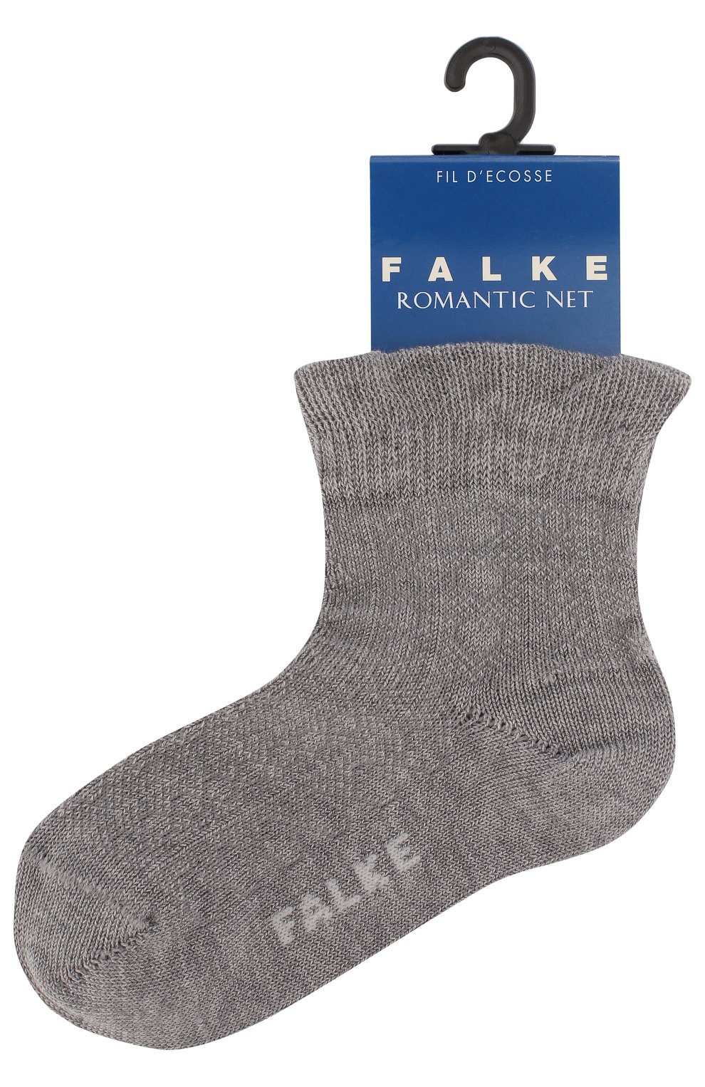 Детские хлопковые носки FALKE светло-серого цвета, арт. 12120 | Фото 1 (Материал: Текстиль, Хлопок; Статус проверки: Проверена категория)