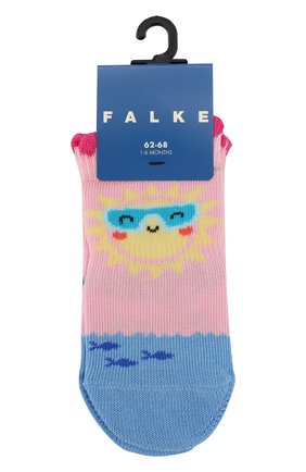 Детские носки с принтом FALKE светло-розового цвета по цене 686 руб., арт. 12122 | Фото 1 Детские носки с принтом FALKE светло-розового цвета, арт. 12122 | Фото 1