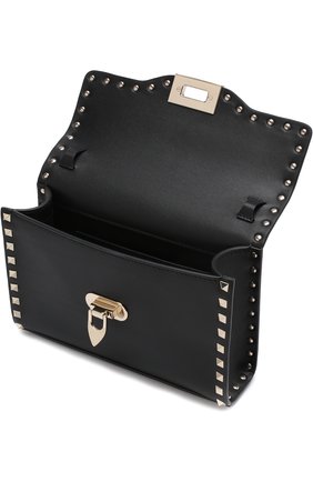 Женская сумка valentino garavani rockstud spike medium VALENTINO черного цвета по цене 79300 руб., арт. PW0B0181/WCI | Фото 4 Женская сумка valentino garavani rockstud spike medium VALENTINO черного цвета, арт. PW0B0181/WCI | Фото 4