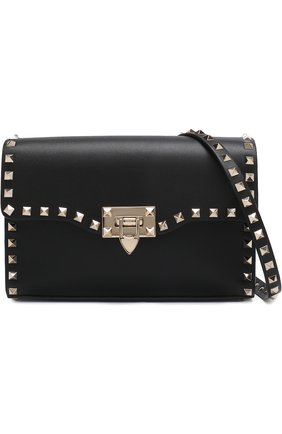 Женская сумка valentino garavani rockstud spike medium VALENTINO черного цвета по цене 79300 руб., арт. PW0B0181/WCI | Фото 5 Женская сумка valentino garavani rockstud spike medium VALENTINO черного цвета, арт. PW0B0181/WCI | Фото 5