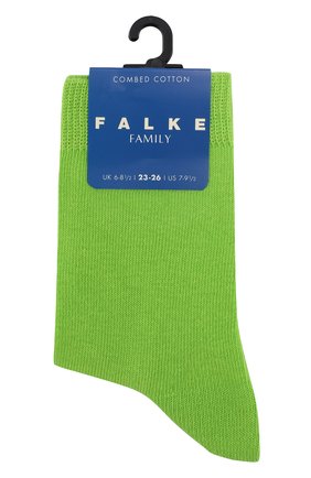 Детские хлопковые носки FALKE зеленого цвета, арт. 10645 | Фото 1 (Материал: Хлопок, Текстиль; Статус проверки: Проверено, Проверена категория; Кросс-КТ: Носки)