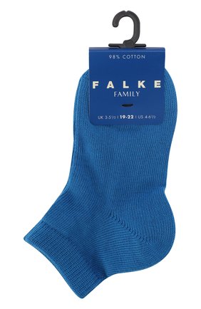 Детские укороченные носки FALKE синего цвета, арт. 10631 | Фото 1 (Материал: Хлопок, Текстиль; Статус проверки: Проверена категория, Проверено; Кросс-КТ: Носки, Школьные аксессуары)