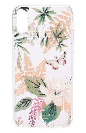 Мужской чехол для iphone х с принтом KATE SPADE NEW YORK прозрачного цвета по цене 4315 руб., арт. 8ARU2411 | Фото 1 Мужской чехол для iphone х с принтом KATE SPADE NEW YORK прозрачного цвета, арт. 8ARU2411 | Фото 1