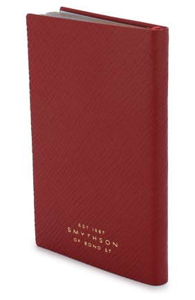 Мужской записная книжка с кожаной обложкой SMYTHSON красного цвета по цене 3345 руб., арт. 1020756 | Фото 2 Мужской записная книжка с кожаной обложкой SMYTHSON красного цвета, арт. 1020756 | Фото 2