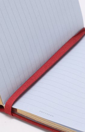 Мужской записная книжка с кожаной обложкой SMYTHSON красного цвета по цене 3345 руб., арт. 1020756 | Фото 3 Мужской записная книжка с кожаной обложкой SMYTHSON красного цвета, арт. 1020756 | Фото 3